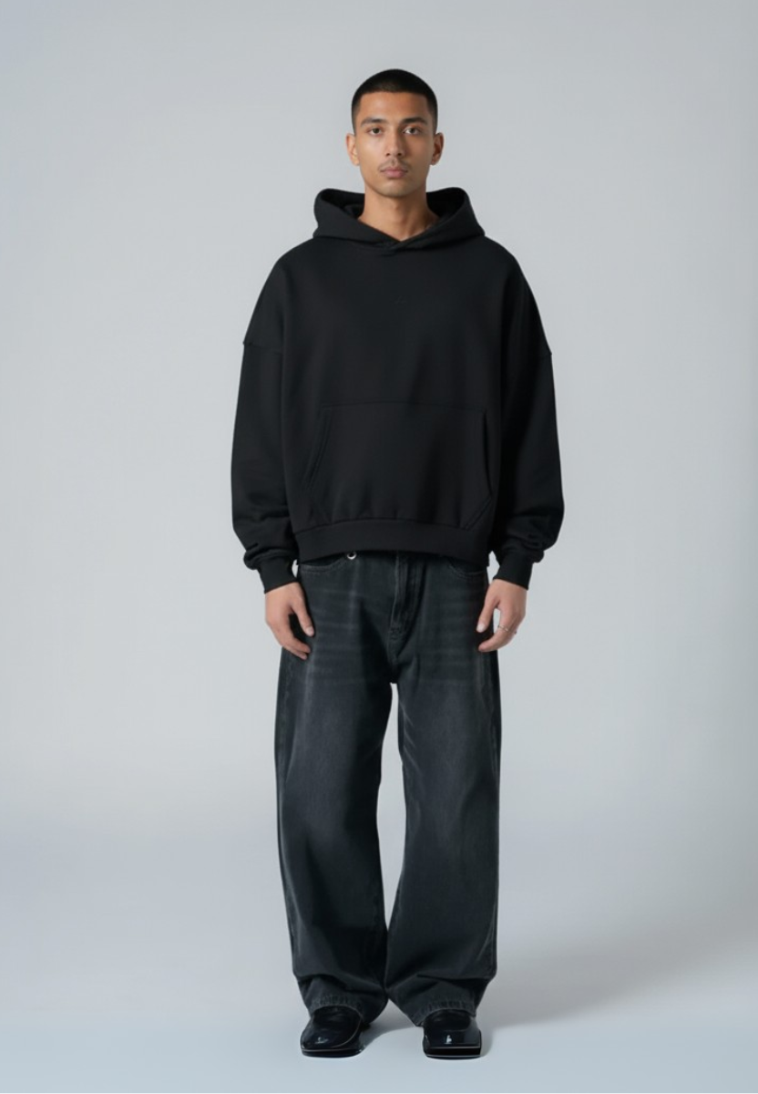 Loomon Dark Fade Oversized Hoodie