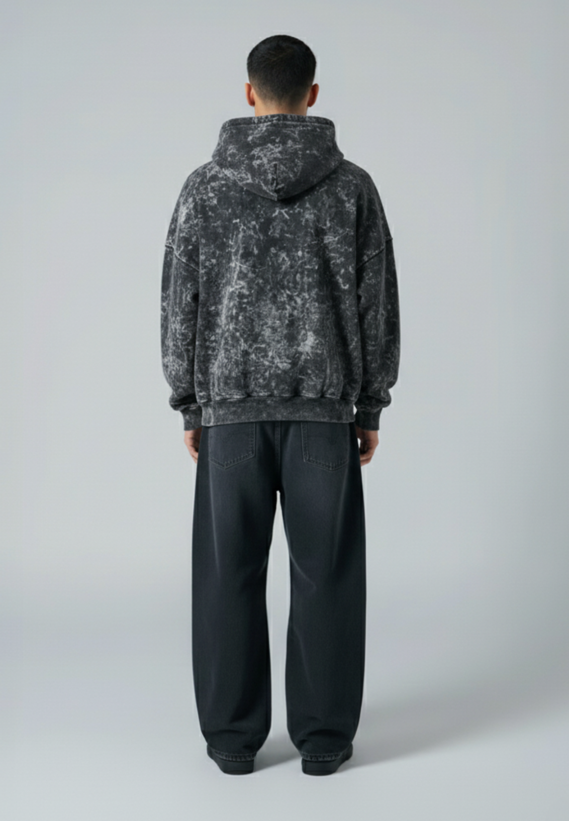 Loomon Charcoal Burn Hoodie