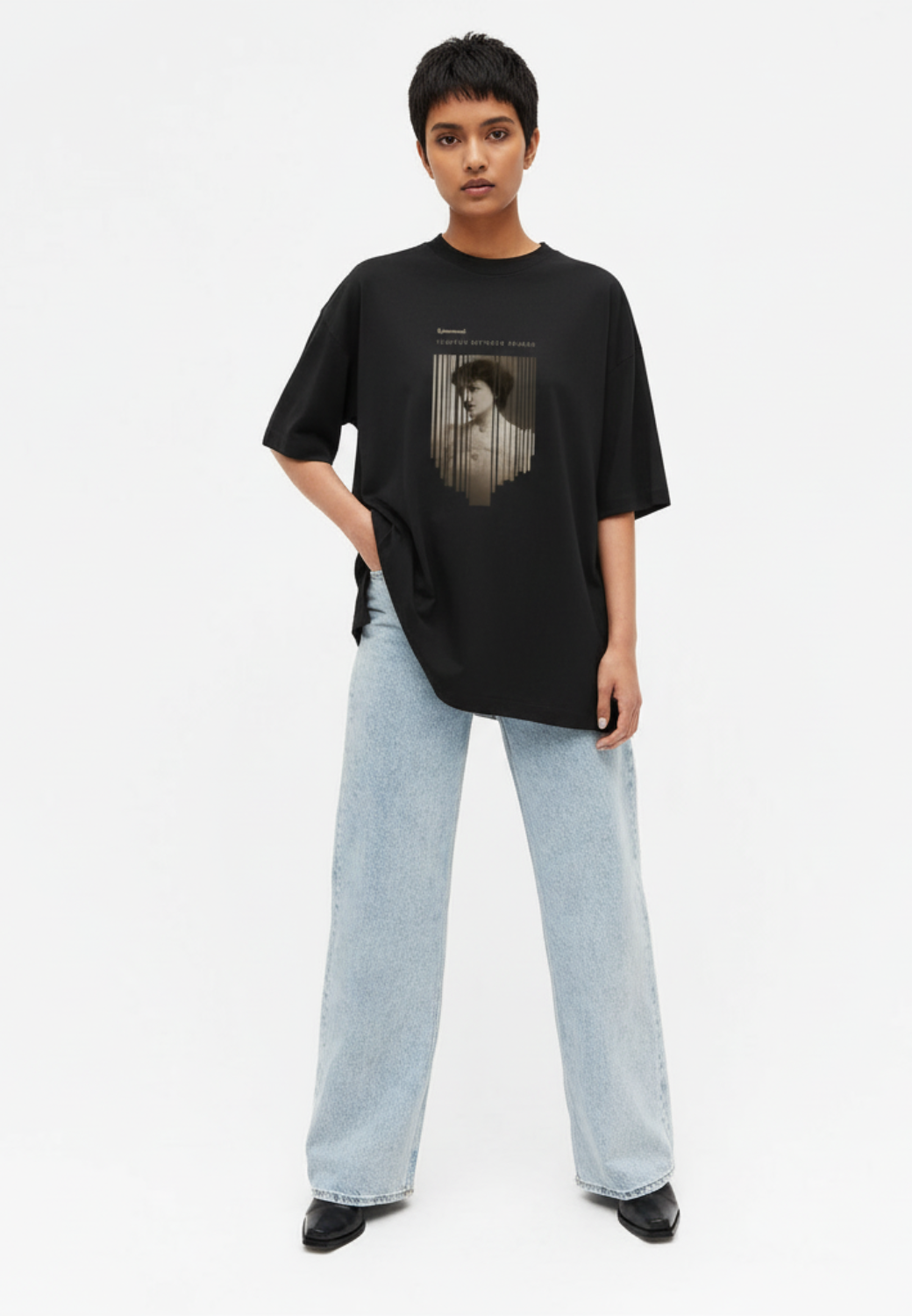 Aesthetic Edge Oversized Tee