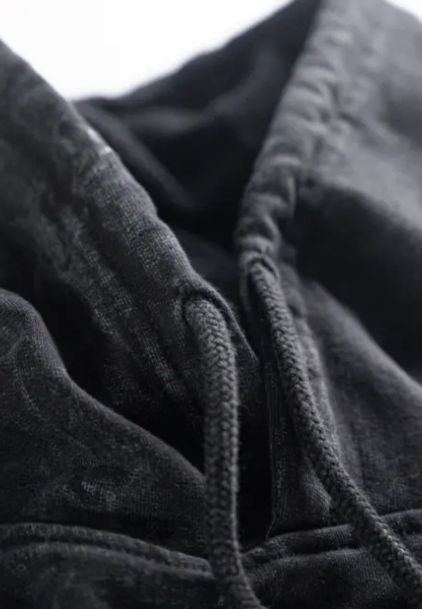 Loomon Charcoal Burn Hoodie