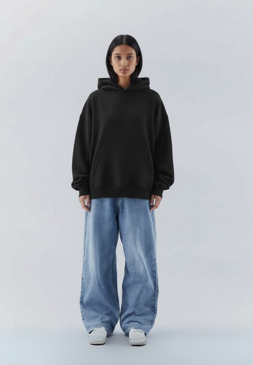 Loomon Dark Fade Oversized Hoodie