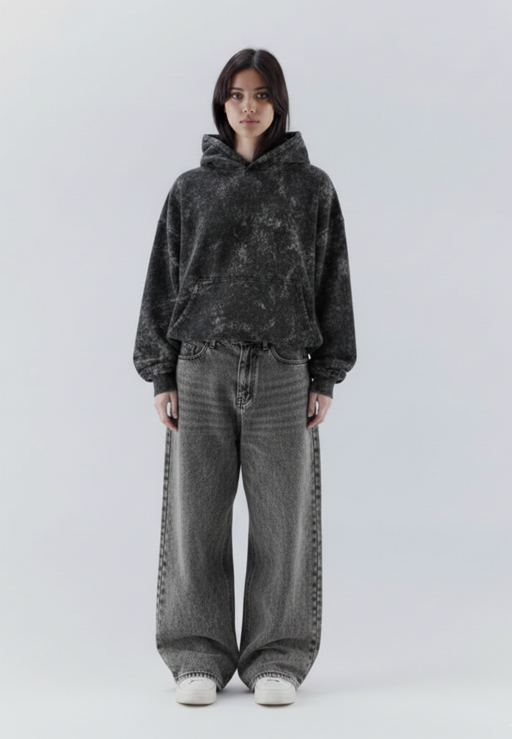 Loomon Charcoal Burn Hoodie