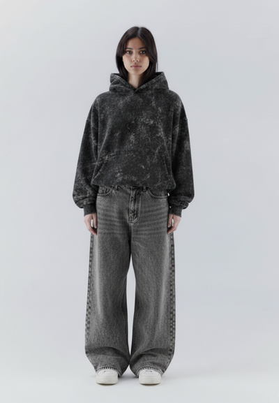 Loomon Charcoal Burn Hoodie